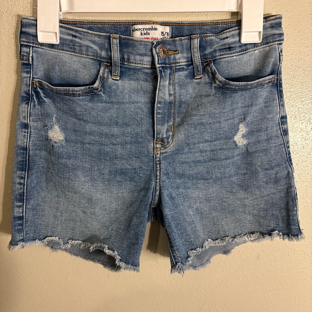 Abercrombie Kids High-Rise Bike Shorts Size 15/16